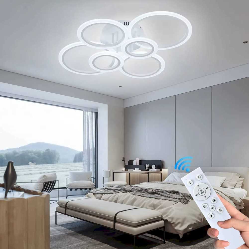 https://design-led.fr/de/ Led Lunaire Deckenleuchte 55w CCT weiß dimmbar mit Fernbedienung 157,00 € 133,45 € A2606
