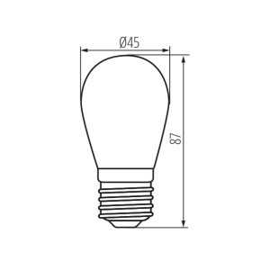 https://design-led.fr/de/ Glühbirne E27 ST45 led filament 0.9w grün 2,50 € 2,12 € 26048