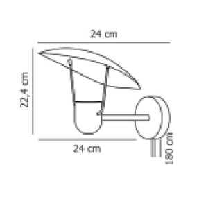 https://design-led.fr/pt/ Candeeiro de parede Fabiola Preto GU10 129,90 € 110,42 € 2220231003