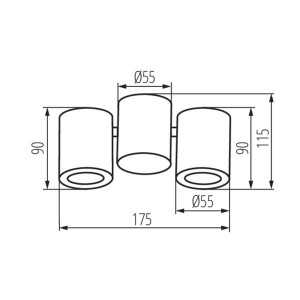 https://design-led.fr/fr/ Plafonnier pour éclairage d’accentuation BLURRO 2xGU10 Blanc 32953 44,00 € 37,40 €