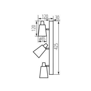 https://design-led.fr/de/ SEMPRA 3xGU10 Wand- oder Deckenleuchte Weiß 40,50 € 34,43 € 33094