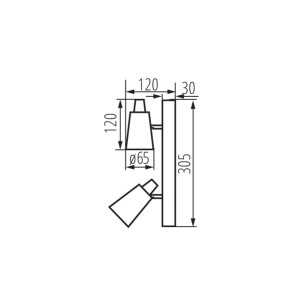 https://design-led.fr/fr/ Luminaire mural ou plafonnier SEMPRA 2xGU10 Blanc 33092 27,60 € 23,46 €