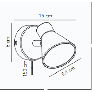 https://design-led.fr/fr/ Eik Applique Gris GU10 45761010 25,20 € 21,42 €