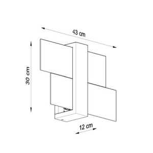 https://discount-led.fr/pt/ Candeeiro de parede FENIKS 1 wengé E27  62,40 €  49,92 €    SL.0075