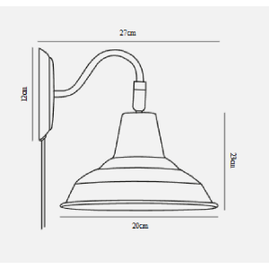 https://design-led.fr/es/ ANDY Aplique marrón óxido E27 50,10 € 35,07 € -30% 48491009