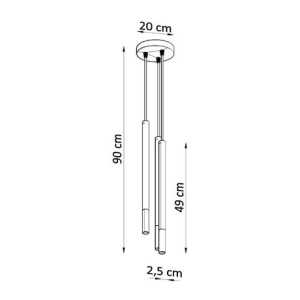 https://design-led.fr/es/ MOZAICA Lámpara colgante 3P negro/cromo 3xG9 SL.0887 117,20 € 99,62 €