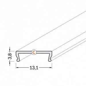 https://design-led.fr/it/ Clip diffusore trasparente 2m per profilo led 15,4 11,80 € 10,03 € 9856