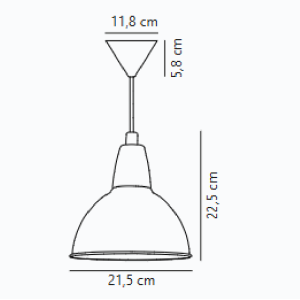 https://discount-led.fr/gb/ Trude Suspension lamp Black E27  34,90 €  27,92 €    45713003