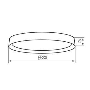https://design-led.fr/de/ LED-Deckenlampe SOLN 17.5W Ø 380mm 3000K schwarz/gold 37324 44,60 € 37,91 €