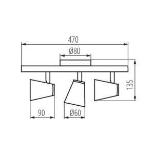 https://design-led.fr/nl/ ENALI wit wand- en plafondarmatuur 3xGU10 28766 36,00 € 30,60 €