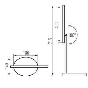 https://design-led.fr/fr/ Lampe de bureau LED REXAR 7W CTT blanc 33070 69,60 € 59,16 €