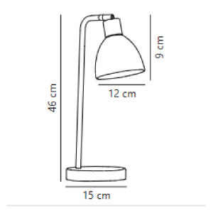 https://discount-led.fr/nl/ Ray Tafellamp Zwart E14  44,90 €  35,92 €    63201003