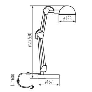 https://design-led.fr/pt/ Candeeiro de secretária PIXA Branco 1xE14 19300 30,20 € 25,67 €