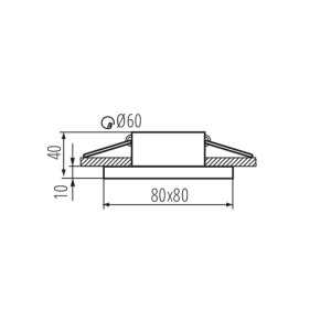https://design-led.fr/fr/ Support plafond FLINI IP44 80x80 mm noir 33120 10,80 € 9,18 €