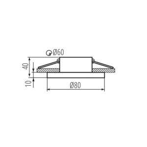 https://design-led.fr/fr/ Support plafond FLINI IP44 Ø80 mm blanc 33123 9,40 € 7,99 €