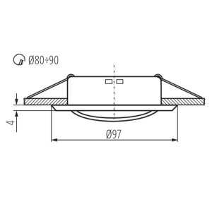 https://discount-led.fr/pt/ ARGUS-CT Ø97 mm suporte de teto em cobre mate  3,90 €  3,12 €    333
