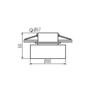 https://discount-led.fr/it/ Staffa a soffitto GOVIK Ø80 mm bianco  10,50 €  8,40 €    29235