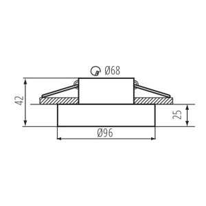 https://design-led.fr/gb/ ELICEO ceiling support Ø96 mm white - gold 12,60 € 10,71 € 35287