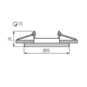 https://design-led.fr/fr/ Support plafond COLIE dorée Ø99 mm 26741 6,30 € 5,36 €
