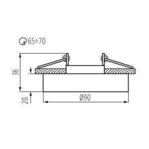 https://discount-led.fr/nl/ MORTA-B zwart glazen plafondsteun Ø90 mm  8,50 €  6,80 €    22116