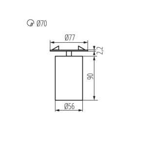 https://design-led.fr/fr/ Plafonnier pour éclairage d’accentuation CHIRO GU10 blanc 29310 19,00 € 16,15 €