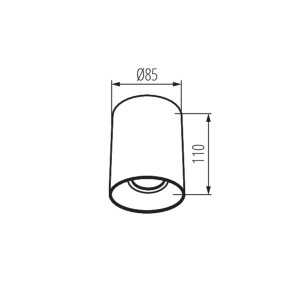 https://design-led.fr/fr/ Plafonnier pour éclairage d’accentuation RITI noir 1xGU10 27567 23,50 € 19,97 €