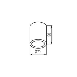 https://design-led.fr/it/ AQILO-DSO luce d'accento da soffitto nera 1xGU10 IP65 33361 16,60 € 14,11 €