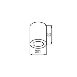https://design-led.fr/fr/ Plafonnier pour éclairage d’accentuation SANI-B noir 1xGU10 IP44 29240 26,40 € 22,44 €