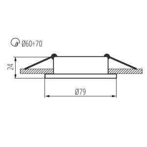 https://design-led.fr/gb/ RADAN ceiling bracket Ø79 mm aluminium 7362 7,40 € 6,29 €