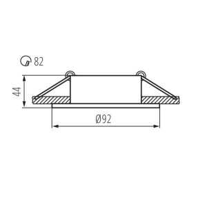 https://discount-led.fr/it/ Staffa da soffitto girevole IVRI Ø92 bianco  6,00 €  4,80 €    26736