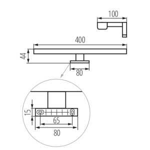 https://design-led.fr/de/ LED-Wandleuchte ASTIM Chrom 8w 40cm 4000K 34932 27,50 € 23,38 €