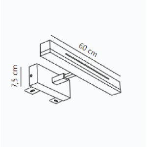 https://design-led.fr/es/ Lámpara de pared Otis 60 Cromo 16W 3000K 2015411033 89,00 € 75,65 €