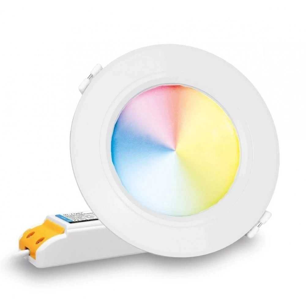 https://discount-led.fr/nl/ Downlight LED rond 6W RGB&CCT bestuurbaar Ø188x38mm  27,40 €  21,92 €    FUT068