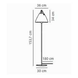 https://discount-led.fr/gb/ Strap Black Floor Lamp E27  249,90 €  199,92 €    46234003