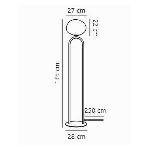 https://design-led.fr/fr/ Shapes Lampadaire Laiton E27 2120074035 399,00 € 339,15 €