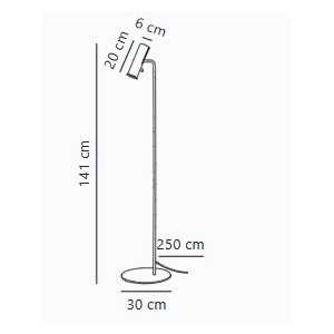 https://design-led.fr/it/ MIB 6 Lampada da terra GU10 bianca 199,95 € 169,96 € 71704001