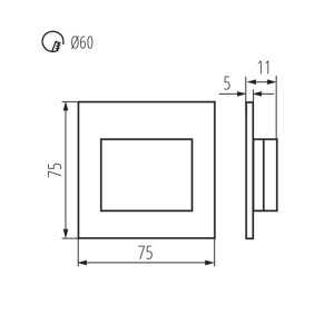 https://design-led.fr/pt/ Luz LED para escadas ERINUS-LED LL preto 1,5W 12V 4000K 33337 8,90 € 7,57 €
