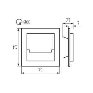 https://design-led.fr/it/ Luce LED per scale SABIK-LED MINI 0,8W 12V 4000K 32490 15,00 € 12,75 €
