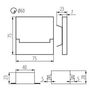 https://design-led.fr/pt/ Luz LED para escadas SABIK-LED-220V 1,3W 3000K 23802 24,90 € 21,17 €