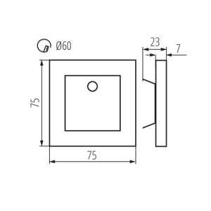 https://discount-led.fr/de/ LED-Leuchte für Treppenstufen APUS Detektor 0.8W 4000K  24,60 €  19,68 €    27379