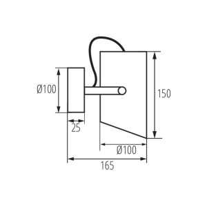 https://discount-led.fr/gb/ Wall or ceiling luminaire LARATA 1xE27 Black  28,60 €  22,88 €    36263