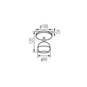 https://design-led.fr/fr/ Luminaire mural ou plafonnier GALOBA 1xGU10 Blanc 33670 25,50 € 21,68 €