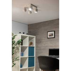 https://design-led.fr/fr/ Luminaire mural ou plafonnier GALOBA 4xGU10 Blanc 33678 107,40 € 91,29 €