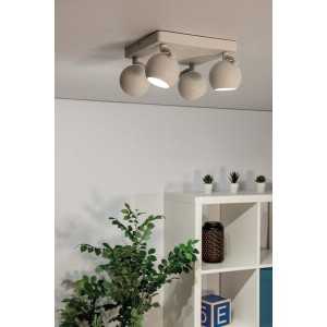 https://design-led.fr/fr/ Luminaire mural ou plafonnier GALOBA 4xGU10 Blanc 33678 107,40 € 91,29 €