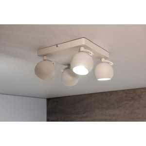 https://design-led.fr/fr/ Luminaire mural ou plafonnier GALOBA 4xGU10 Blanc 33678 107,40 € 91,29 €