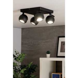 https://discount-led.fr/fr/ Luminaire mural ou plafonnier GALOBA 4xGU10 Noir  107,40 €  85,92 €    33679