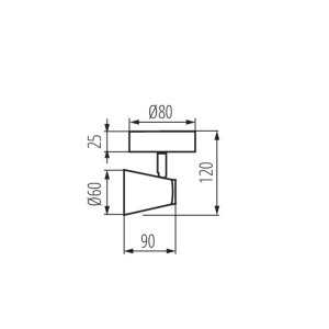 https://design-led.fr/es/ Luminaire mural ou plafonnier ENALI 1xGU10 Blanc 28760 11,20 € 9,52 €