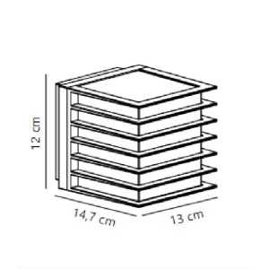 https://discount-led.fr/de/ Fluctus 13 Wandleuchte Schwarz E27 IP44  69,90 €  55,92 €    2318211003