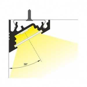 https://discount-led.fr/nl/ 2M geanodiseerd aluminium profiel voor 30/60 hoek LED-lint  30,20 €  24,16 €    9827