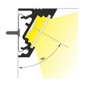 https://design-led.fr/gb/ 2M anodised aluminium profile for 30/60 angle LED ribbon 30,20 € 25,67 € 9827